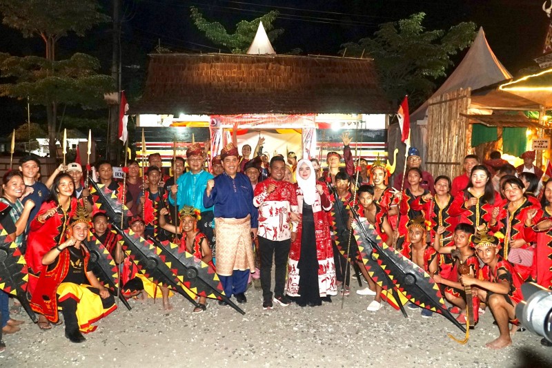 Bupati Pelalawan, Zukri buka langsung Pekan Seni Budaya Riau Kompleks 2023 (foto/andi-halloriau)