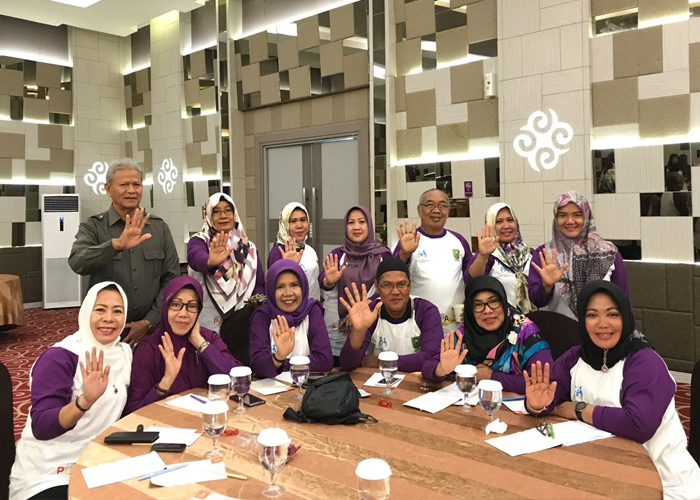 Pelatihan Anggota Forum Puspa Daerah yang dilaksanakan oleh Dinas Pemberdayaan Perempuan dan Perlindungan Anak (DPPPA) Provinsi Riau, Jumat (13/7/2018) di Pekanbaru.