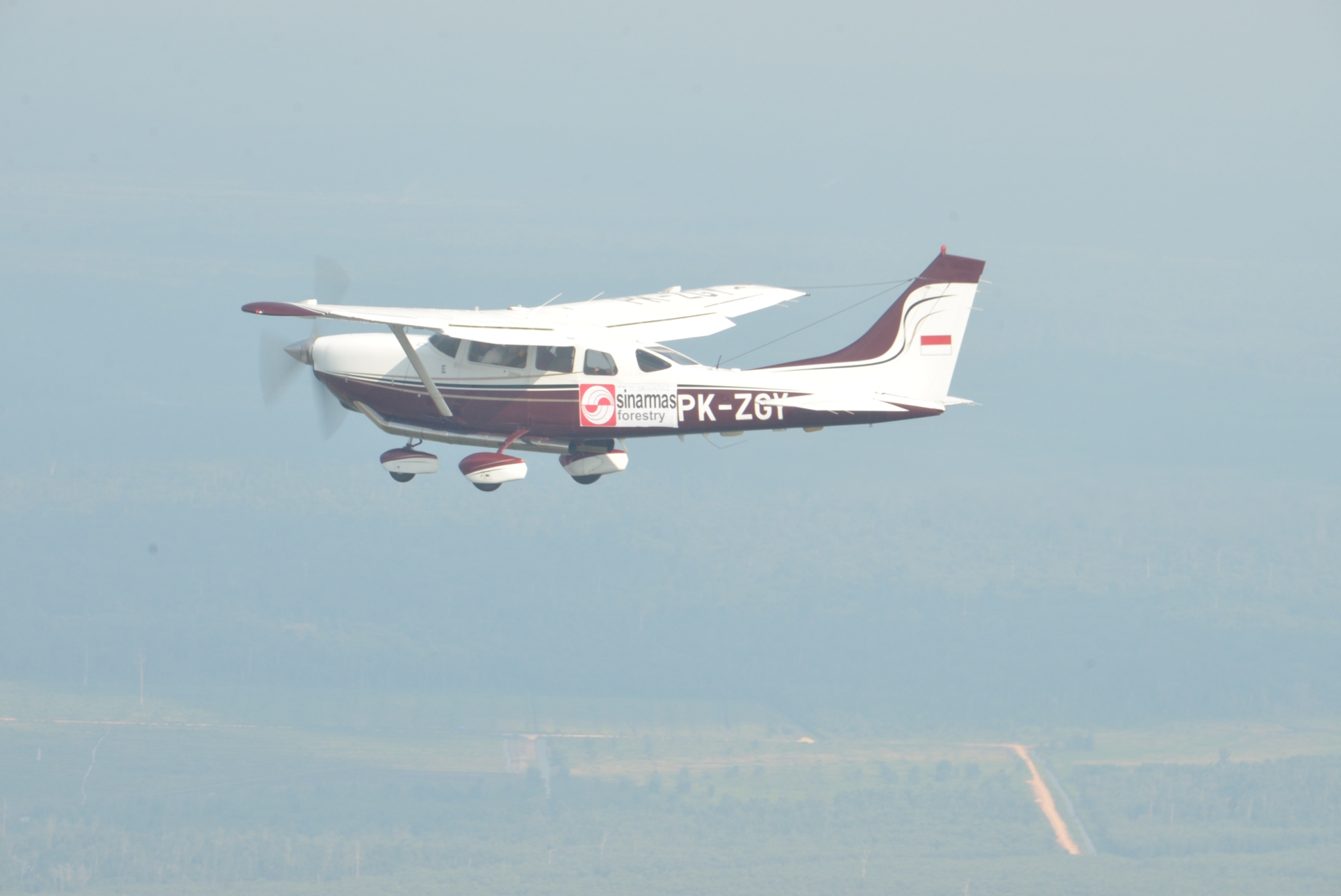 pesawat jenis Cessna milik Sinarmas Grup