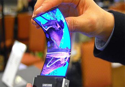 Samsung garap  handphone layar gulung