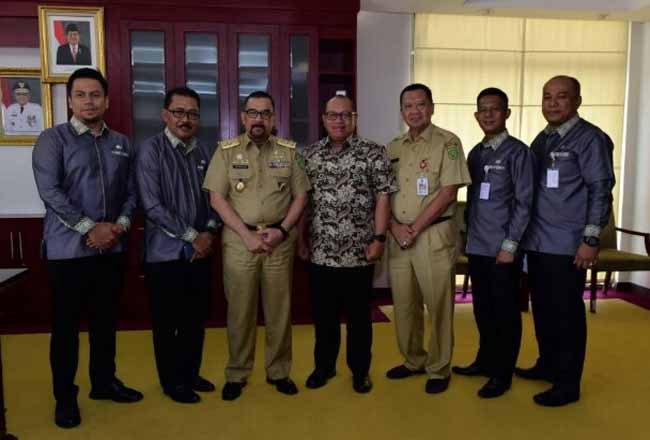 Wagubri Edy Natar Nasution mengadakan pertemuan dengan BPJS Ketenagakerjaan.