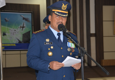 Peringatan HUT ke-72 TNI AU di Lanud Roesmin Nurjadin