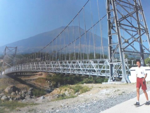 Contoh jembatan gantung yang akan dibangun di Kuansing