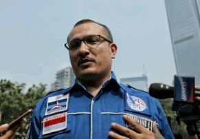 Pengurus DPP Partai Demokrat Ferdinand Hutahaean. Foto : CNN Indonesia