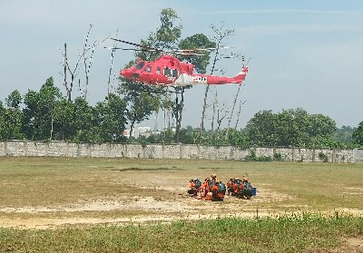 Helikopter dengan peralaratan canggih disiagakan mengatasi Karhutla.