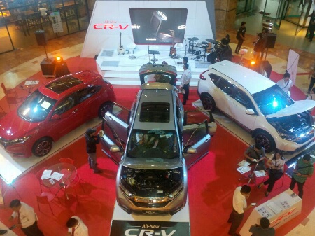 Pameran Honda CR-V di Mal Ska Pekanbaru