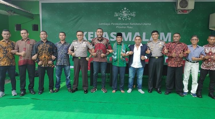 Ketua PWNU Riau, kepolisian dan masyarakat Papua, Papua Barat dan Paguyuban Indonesia Timur nyatakan kompak menjaga persatuan. FOTO: Liputan6.com