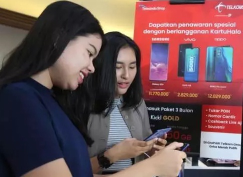 Operator seluler Telkomsel berkolaborasi dengan sejumlah mitra penjual perangkat di Indonesia. Foto: Dok. Telkomsel