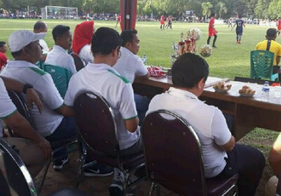 Wabup Halim saksikan laga final Kompetisi Devisi Utama Askab PSSI Kuantan Singingi Tahun 2018/2019.