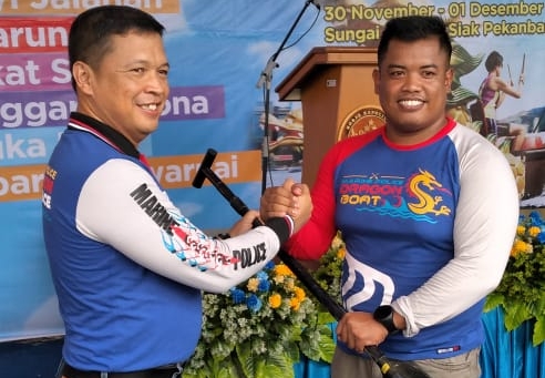 Kapolda Riau ingin Festival Dragon Boat jadi ajang latihan atlet dayung Riau.