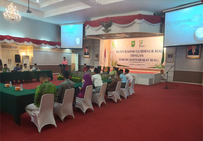 Silaturahmi Gubernur Riau dan Tokoh Masyarakat Riau.