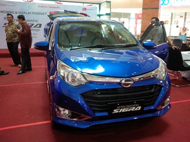 Daihatsu Sigra saat launching di Pekanbaru