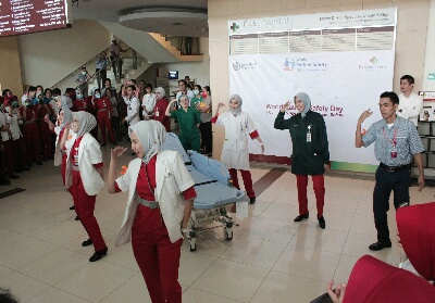 RS Eka Hospital Pekanbaru memperingati hari Hari Keselamatan Pasien Dunia.