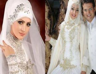 Abaya Bisa Jadi Tren Model  Baju Pernikahan Muslim di 2019