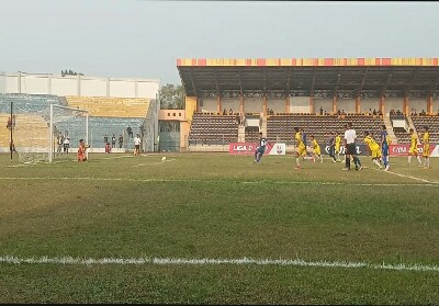Laga pertandingan antara PSPS Riau vs Perserang berakhir imbang 1:1.