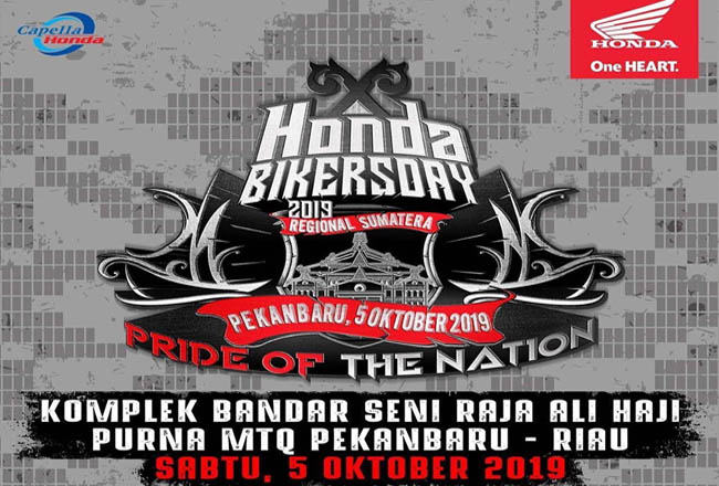 Honda Bikers Day Regional Sumatera 2019