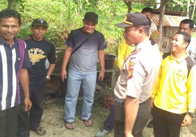 Petugas Disnakbun Rohul bersama tim gabungan, lakukan sidak ke TPH ilegal di Kecamatan Rambah, yang aktif melakukan penyembelihan sapi dan nantinya penyembelihan di lakukan di RPH Sukamaju.