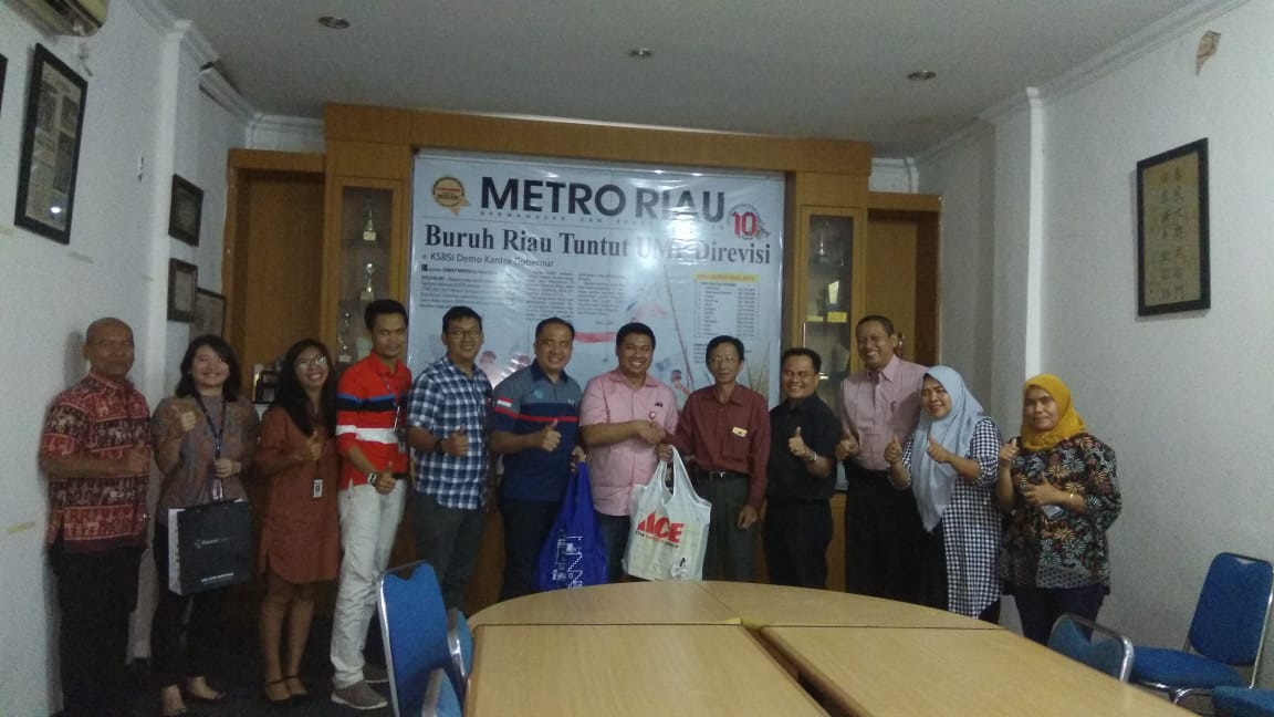 Kunjungan Kawan Lama Retail ke kantor Metro Riau Group