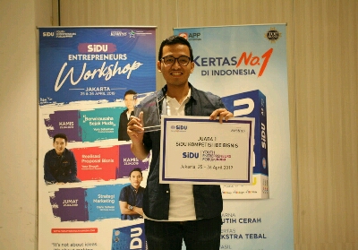 Juara 1 SiDU YEF 2019 - Haykal Satria Panjeraino (Institut Teknologi Bandung).