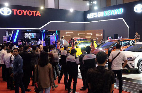 Booth Toyota di GIIAS 2017