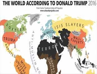 Peta Dunia versi Donald Trump