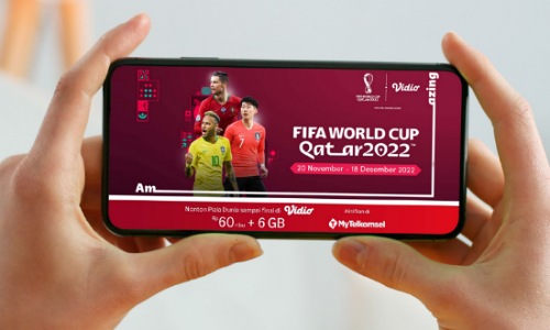 Kolaborasi Telkomsel Vidio Suguhkan Paket Berlangganan Nonton FIFA