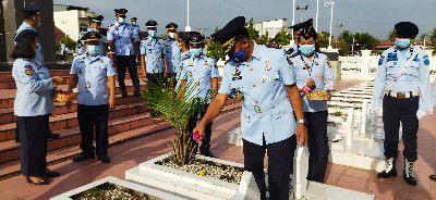 HBP Ke 58 Lapas Bagansiapiapi Upacara Tabur Bunga Di Makam Pahlawan