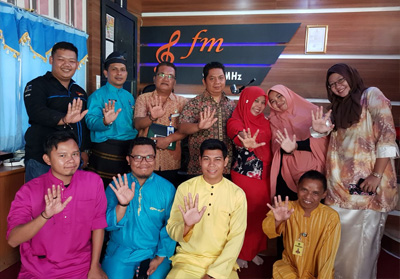 Kunjungan Diskominfo Kabupaten Kuansing ke Stasiun Radio Gemilang FM