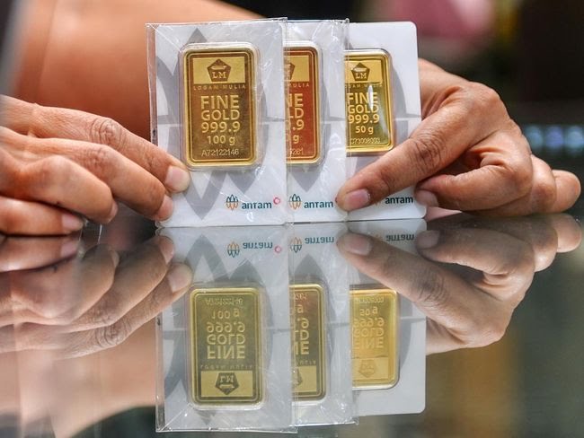 Ilustrasi harga emas alami penurunan di Pekanbaru (foto/int)