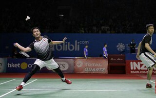 Ganda putra Indonesia Ahsan/Hendra melaju ke Final Indonesia Open.