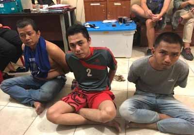 Tiga tahanan yang kabur sudah diamankan Polres Pelalawan. Foto: Andy Indrayanto
