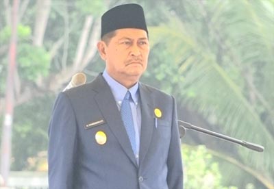 Wakil Bupati Kabupaten Indragiri Hilir memimpin upacara peringatan ke-111 Hari Kebangkitan Nasional