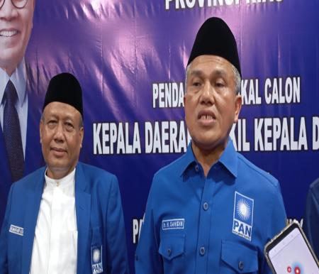 Sekretaris DPW PAN Riau Sahidin tegaskan masa lalu PAN dan Syamsuar di Pilgubri 2019 tak jadi persoalan. (Foto:rinai/halloriau) 