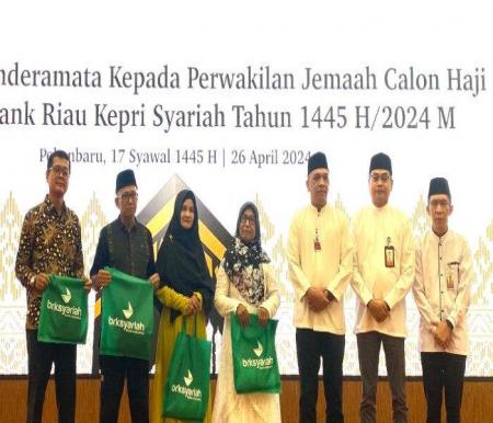 JCH Riau nasabah BRK Syariah.(foto: tribunpekanbaru.com)