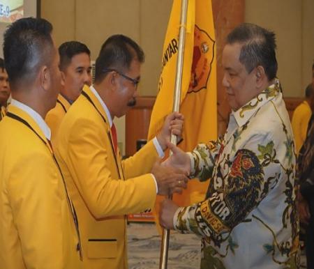 Pj Gubernur Riau, SF Hariyanto hadiri pengukuhan DPP Onur 2023-2027.(foto: mcr)