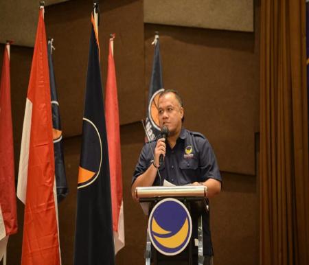 Sekretaris DPW Nasdem Riau Yopi Arianto (foto:int) 