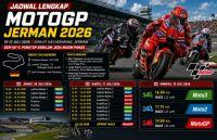 Catat Tanggalnya! Jadwal Lengkap MotoGP Jerman 2026 dari Latihan hingga Race