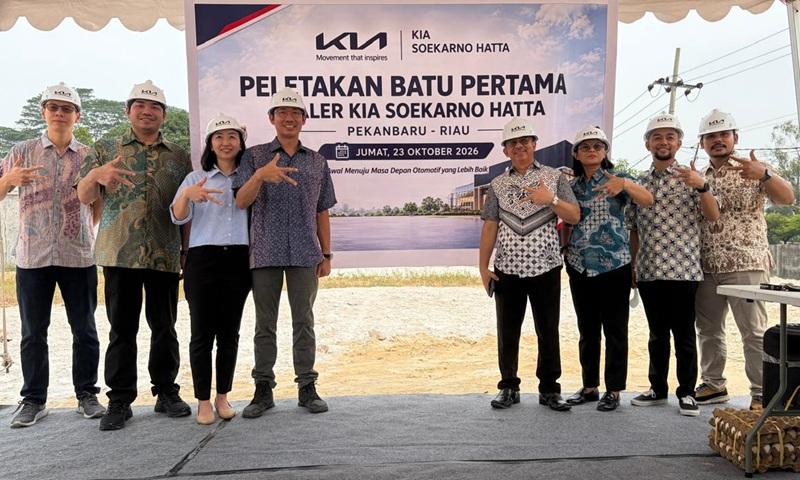 Peletakan Batu Pertama Dealer KIA HSH Pekanbaru
