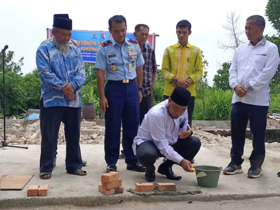 Baznas Riau-TNI AU bangunkan rumah layak huni di Pekanbaru dan Kampar (foto/yuni)