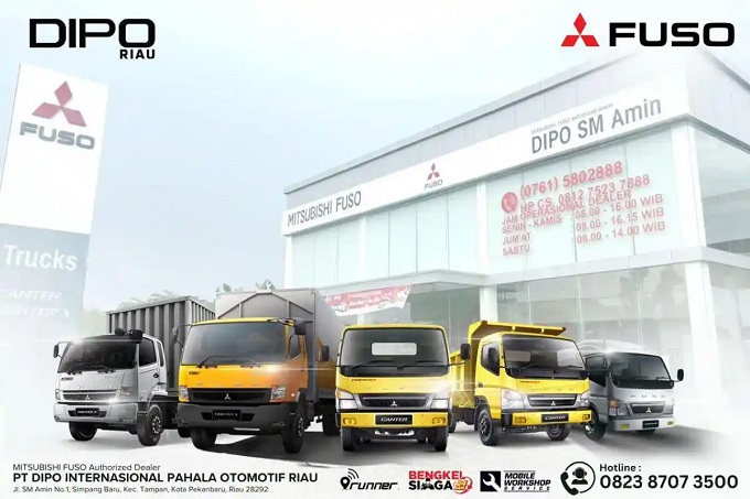 DIPO SM Amin Pekanbaru Tawarkan Layanan 3S dan Bengkel Siaga 24 Jam
