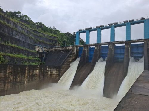 Waduk PLTA Koto Panjang. (Foto: Tribun Pekanbaru)