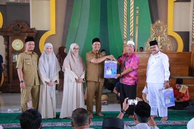 Walikota Pekanbaru, Agung Nugroho, menggelar silaturahmi dengan 1.222 pengurus masjid se-Kota Pekanbaru. (Foto: Dini Rahmadanti)