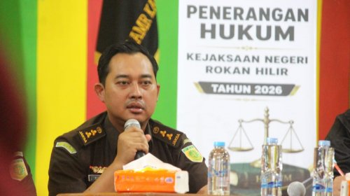 Kasi Pidsus Kejari Rohil, Wisnu Wibowo, SH, MH (foto/afrizal)