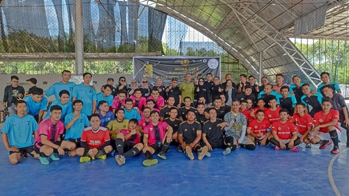 Tim peserta kejuaraan Futsal IHGMA Riau II.(foto: rahmat/halloriau.com)