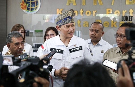 Menteri AHY mengingatkan ada hotline pengaduan terkait masalah pertanahan (foto/ist)