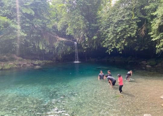 Wisata Pemandian Lubuak Bonta terletak di Korong Tarok, Kenagarian Kapalo Hilalang, Sumbar (foto/Yuni)