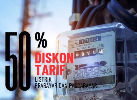 Diskon tarif listrik tahun 2025.(ilustrasi/int)