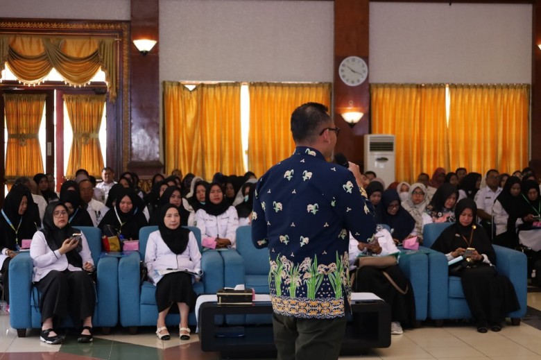 BKPSDM Siak sosialisasi peraturan izin perkawinan dan perceraian ASN (foto/diana)