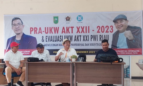 Persiapan Matang, Pelantikan Pengurus PWI Riau 2023-2028 Semakin Dekat