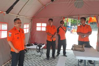 Basarnas Pekanbaru mendirikan Posko SAR di Mal Pelayanan Publik (MPP) Pekanbaru. (Foto: Media Center Riau)